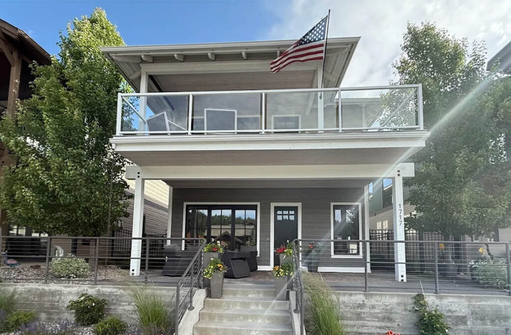 Freshly painted Northern Idaho home exterior completed by GB Painting